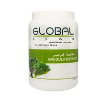 ماسك وحمام زيت الشعر بخلاصة الجرجير من جلوبال ستار...