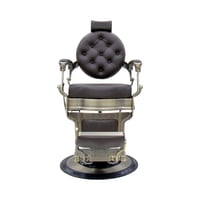 كرسي حلاقة كلاسيك BC-2012 بني غامق