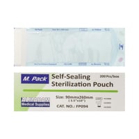 اكياس تعقيم ادوات 200حبة مقاس 10 * 3.5 - FP094