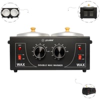 جلوبال ستار جهاز تسخين شمع حوضين حديد اسود BM1202D