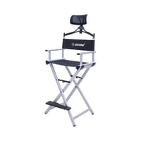 كرسي مكياج متنقل من جلوبال ستار فضي بمسند راس MY