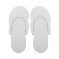 حذاء بديكير استعمال مرة واحدة لون أبيض (12 زوج)