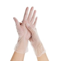 قفازات فينيل ديسبوزبل M شد 100حبة