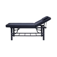 سرير مساج حديد نصف رف اسود BS-2263