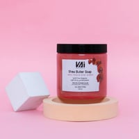 VAI صابونية زبدة الشيا بالعكر الفاسي و الورد 500مل