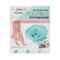 بيوتي ستار حوض اقدام ارجواني قابل للطي MG-2022