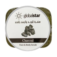 جلوبال ستار صنفرة الفحم للوجه والجسم 500 مل