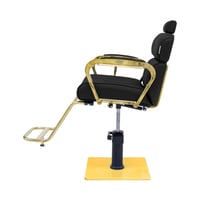 كرسي تجميل متعدد الاستخدامات لون أسود من بلاك