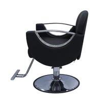 كرسي قص اسود فضي C883