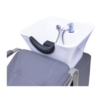 كرسي مغسلة رمادي فضي HS-9005