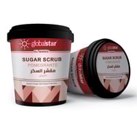 جلوبال ستار مقشر السكر الزيتي بالرمان 600 مل