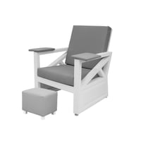 كرسي بديكير ومنيكير خشب G - BH512