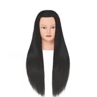 بيوتي ستار راس مانيكان مع شعر BS-402 -اسود