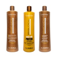 مجموعة بروتين الشعر من برازيل كاكاو 3×1000مل
