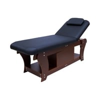 سرير مساج خشب بني غامق BS07