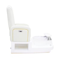 كرسي بديكير ومساج ابيض ثلجي AW-06