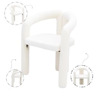 كرسي انتظار كبير ابيض MH-141