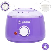 جهاز تسخين الشمع حوض بلاستيك من بيوتي ستار بنفسجي...