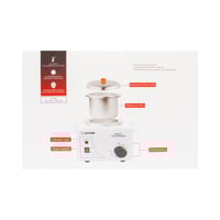 جلوبال ستار جهاز تسخين شمع حوض حديد ابيض BM1202A