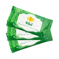 منشفة مبللة ومنعشة للوجه نعناع 25 حبة