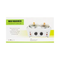 جلوبال ستار جهاز تسخين شمع حوضين حديد ابيض BM1202D