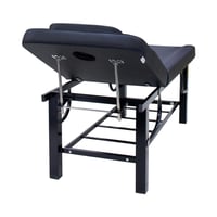 سرير مساج حديد نصف رف اسود BS-2263