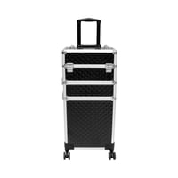 جلوبال ستار - شنطة مكياج لون أسود 3473B