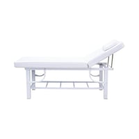 جلوبال ستار سرير مساج حديد نصف رف ابيض BS-2263