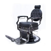 كرسي حلاقة كلاسيك اسود لامع BC-2003