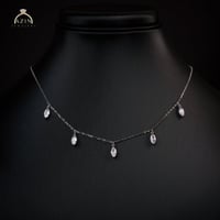 عقد شوكر ماركيز | فضة عيار 925