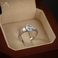 خاتم مميز حجر بيضاوي AR088 | فضة عيار 925