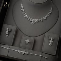 طقم دمعات راقي 4 قطع ST-180 | فضة عيار 925