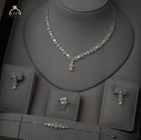 طقم دمعة ناعم 4 قطع ST-178 | فضة عيار 925