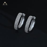 حلق هوب صغير 9.8mm فضة عيار 925