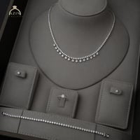 طقم تينيس 4 قطع ST-186 | فضة عيار 925