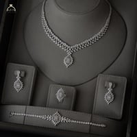 طقم باجيت راقي 4 قطع ST-196 | فضة عيار 925