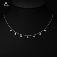 عقد شوكر ناعم 7 فصوص | فضة عيار 925