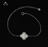 اسوارة ناعمة وردة صدفي | فضة عيار 925