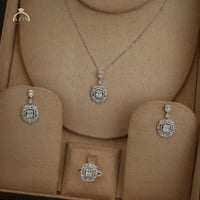 طقم باجيت انيق 3 قطع | فضة عيار 925