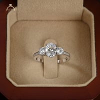 خاتم مميز حجر بيضاوي AR088 | فضة عيار 925