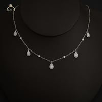 عقد شوكر دمعات | فضة عيار 925