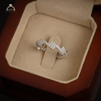 دبلة راقية مموجة | فضة عيار 925