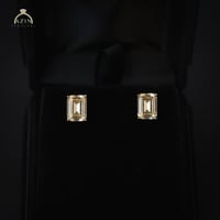 حلق فانسي اميرالد | فضة عيار 925