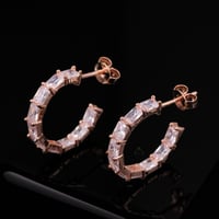 حلق دائري راقي 19MM | فضة عيار 925