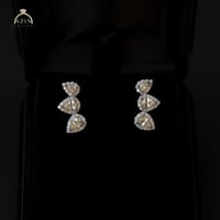 حلق دمعات ناعم | فضة عيار 925