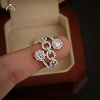 خاتم نسائي راقي AR052 | فضة عيار 925