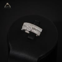 خاتم توينز ماركيز تصميم الماس | فضة عيار 925