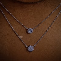 عقد تشوكر دورين ، فضة عيار 925