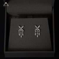 حلق فراشة ناعم ERR-025 | فضة عيار 925