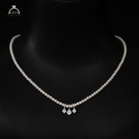 عقد لؤلؤ كامل | فضة عيار 925